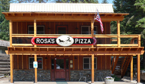Pizza in Bigfork at Rosa's Pizza